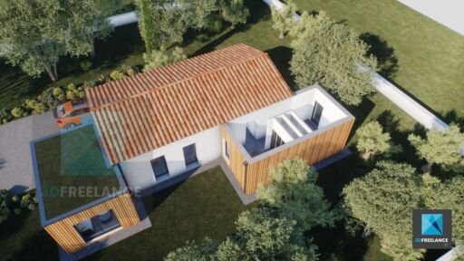 image 3D immobilier construction de maisons