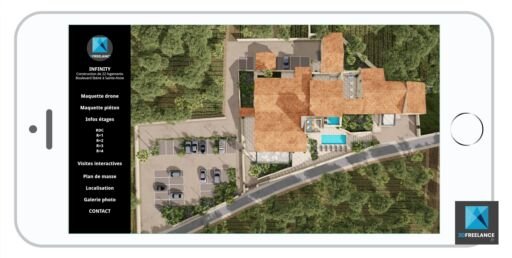 pr&eacute;sentation interactive architecture smartphone