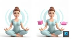 personnage 3d femme yoga
