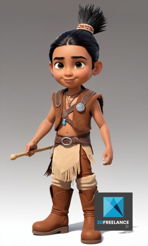personnage indien d’Amérique