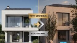 image 3d immobilier vs ia