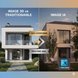 image 3d immobilier vs ia