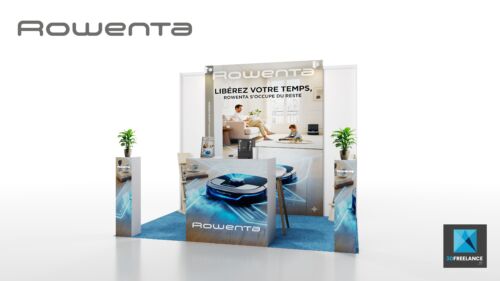 design mini stand robot électroménager rowenta