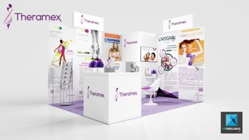 freelance designer de stand médical