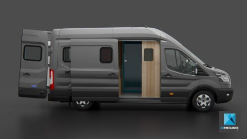 fourgonnette 3d freelance