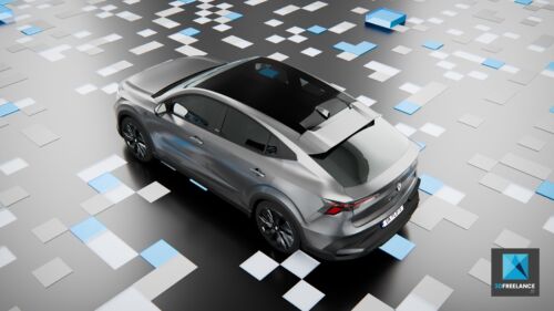 modélisation 3d Renault rafale