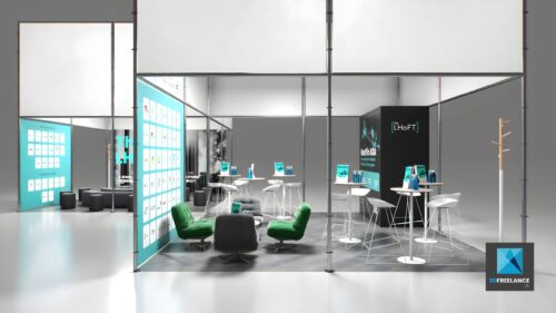 creation Stand modulaire fintech The Lhoft Luxembourg