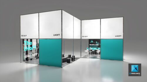 design Stand modulaire fintech The Lhoft Luxembourg