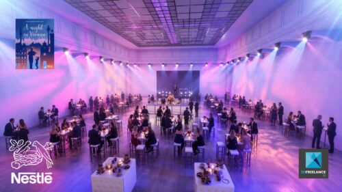 Sc&eacute;nographie 3D et rough &eacute;v&eacute;nementiel pour convention d'entreprise
