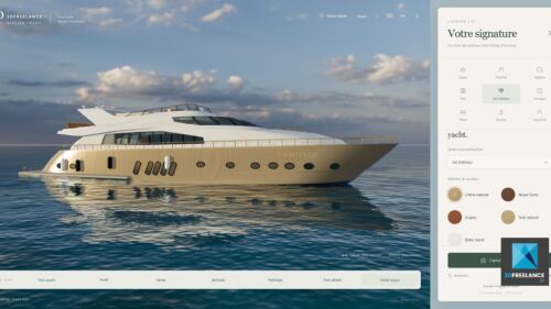 configurateur 3d de bateau yacht